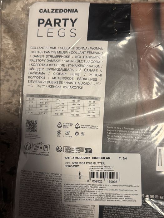 Lot dresuri 4 perechi marime M/L Calzedonia