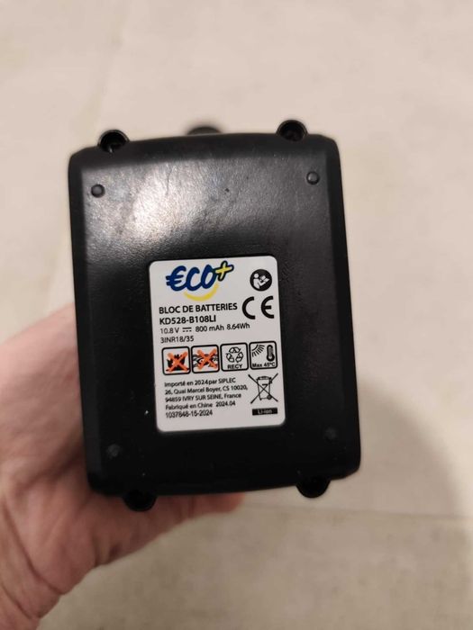 Акумулаторен винтоверт ECO+, 10,8V като нов