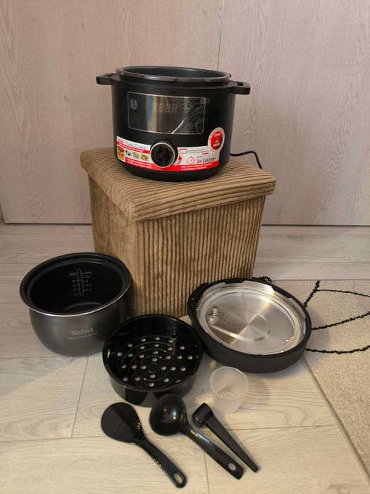 Тефал уред за готвене под налягане нов -70€. Air fryer които съм ползвала два пъти без забележки -30€