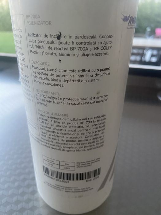 Igenizator pentru incalzire in pardoseala