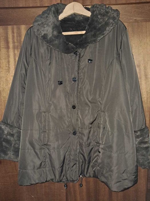 Двулицево пухено палтенце Xl размер