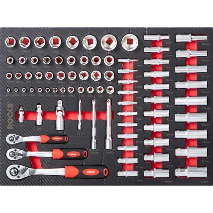 Dulap de scule echipat cu 260 piese