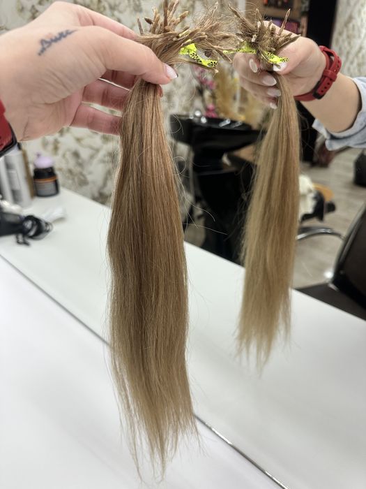 Кератинови кичури плътни 50см .