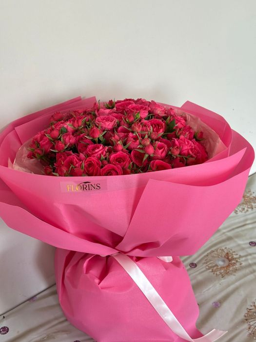 Цветы свежие, 3 вида букета