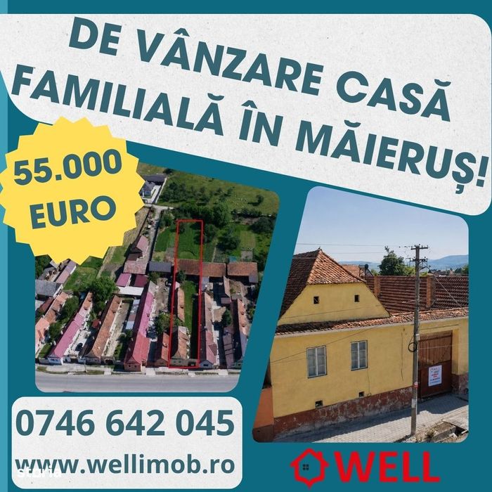 De vânzare casă familială în Măieruș!
