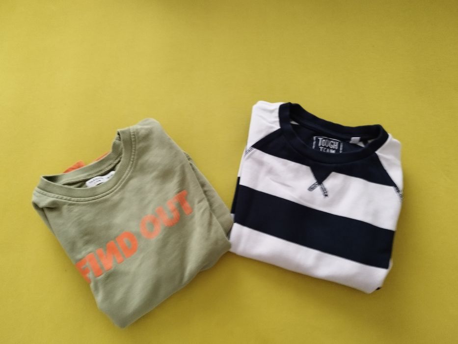 Bluze copii bumbac mar 128 și căciuliță bonus