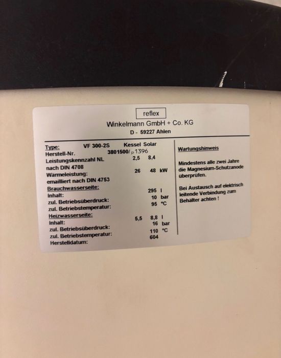 Boiler apa calda 200-300 litri