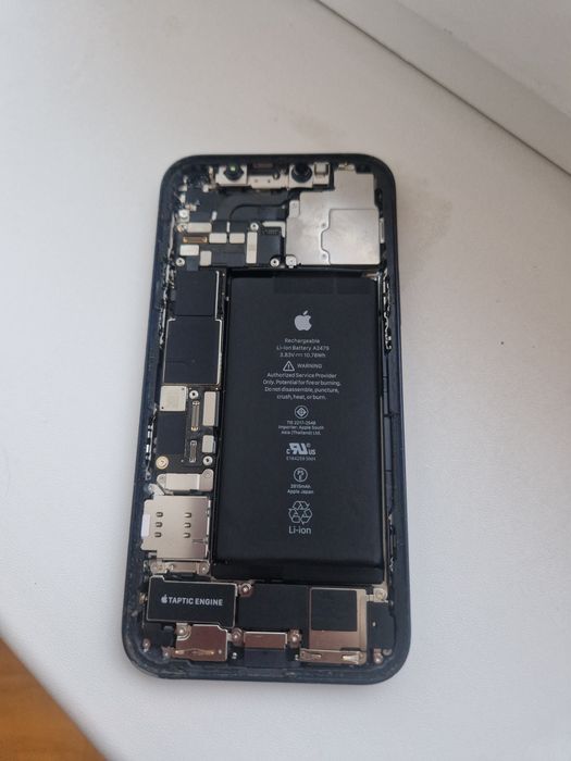 Carcasa Originala Iphone 12 negru rosu