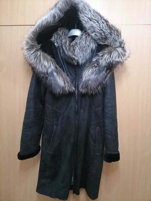 Дамско палто от естествена кожа