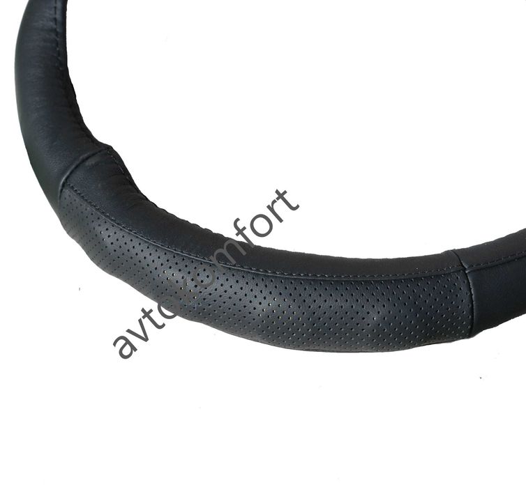 Калъф За Волан 36 40 42 См Естествена Кожа Автомобил Камион Микробус