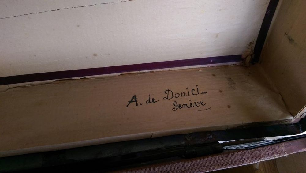 Cufar cu semnatura A. De Donici