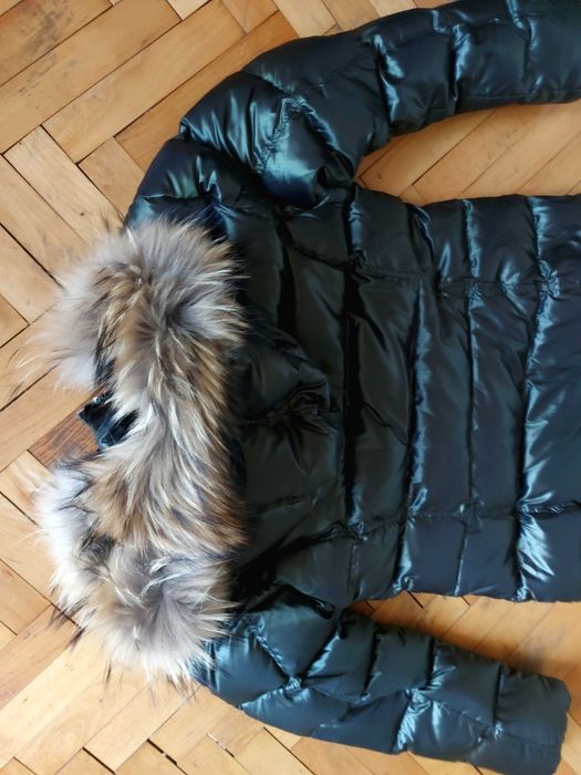 Bamboogie down jacket,M40/L42 дамско пухено яkе90%пух10%пера дълго84см