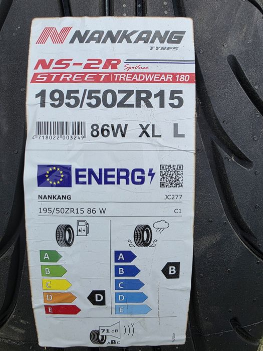 2xNankang NS-2R 195/50ZR15