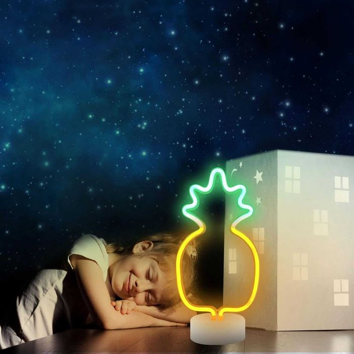 Neon Pineapple Light Неонови LED светлини