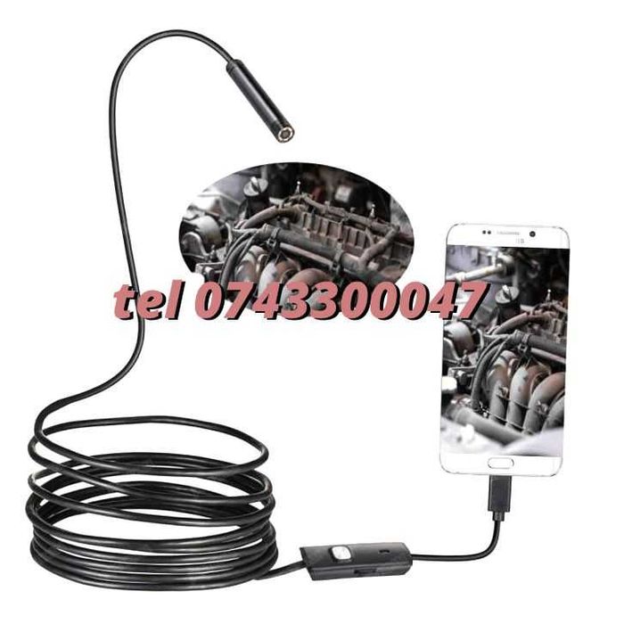 Camera Endoscop Inspectie Android  Usb 6 Led Ir Subacvatica Hd72