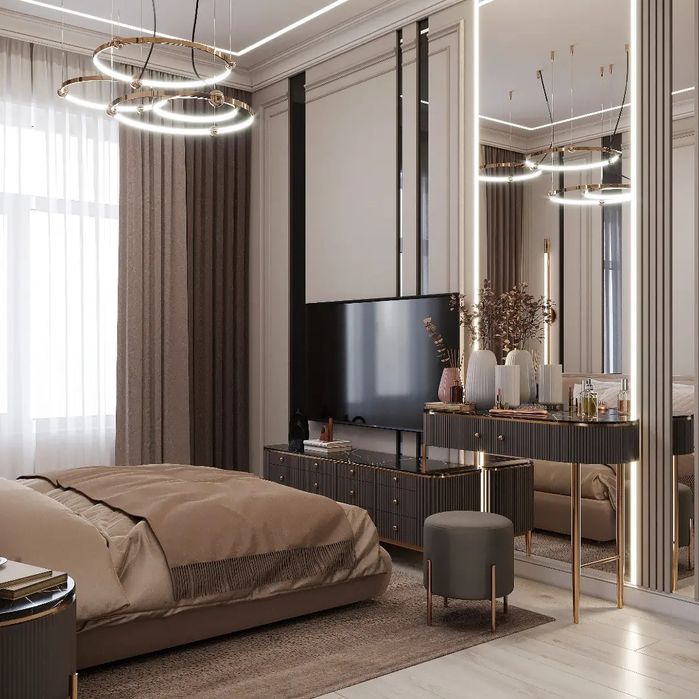 Услуги Дизайна современная классика  и хай-тек