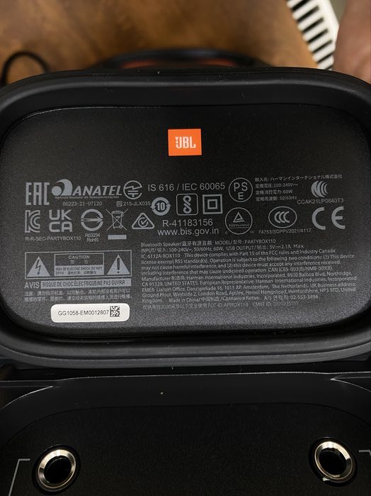 Jbl partybox 110 обмен