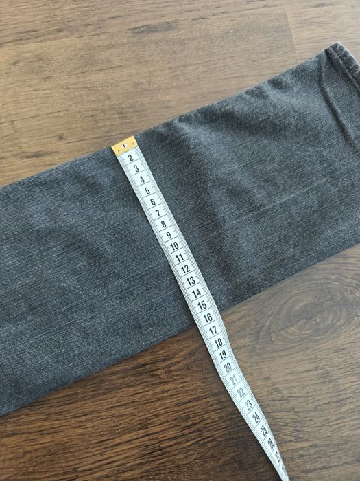 Blugi Zara Woman Premium Collection, gri închis / prespălați, mărimea 36 (S)