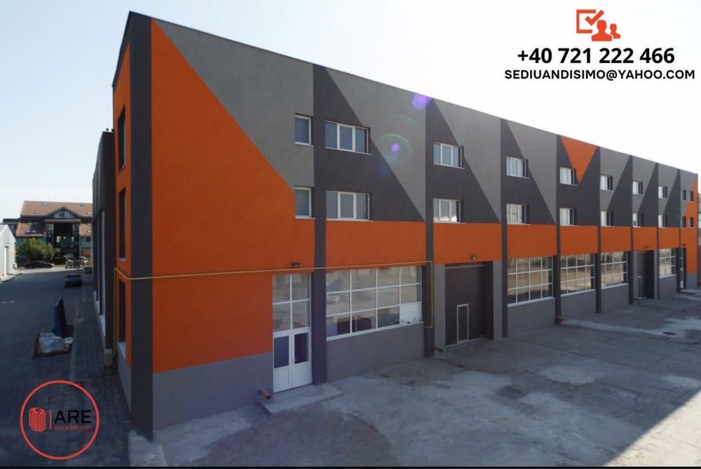 Inchiriere hala industriala din beton 400 mp + birouri 169 mp - Bacau, Constantin Musat
