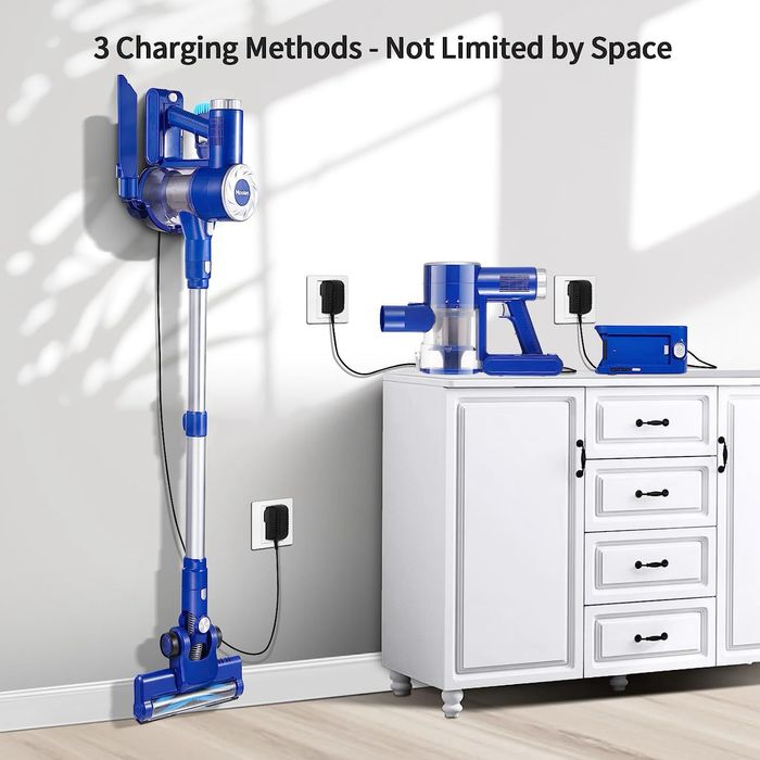 Беспроводной пылесос Moolan с HEPA-фильтром, мощн. 28 кПа из Америки