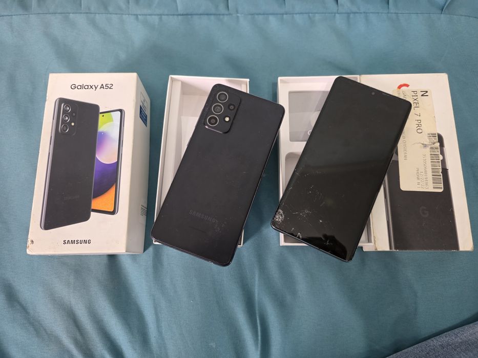 Samsung Galaxy A52 + Google Pixel 7 Pro 128GB