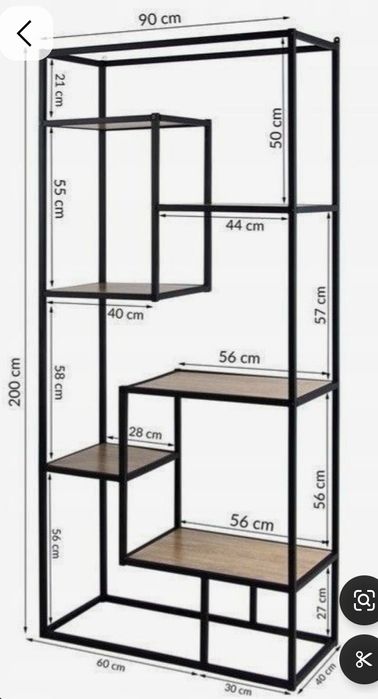 Лофт стеллаж самие низкие цена