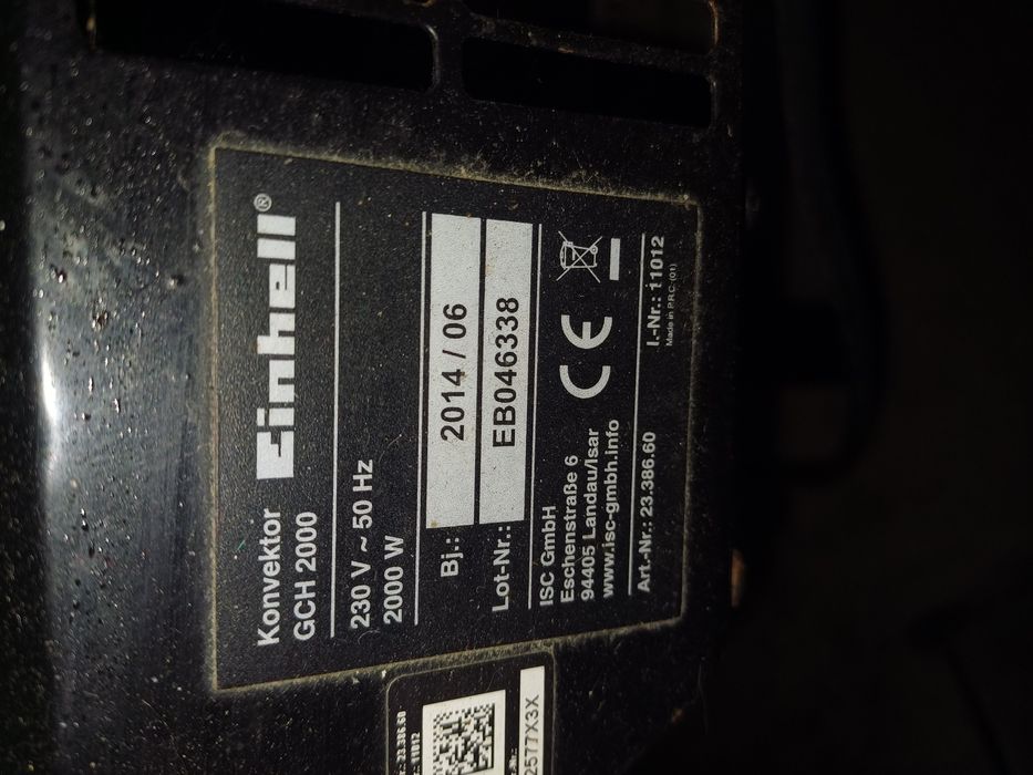 Vând convertor electric Einnhell GCH2000