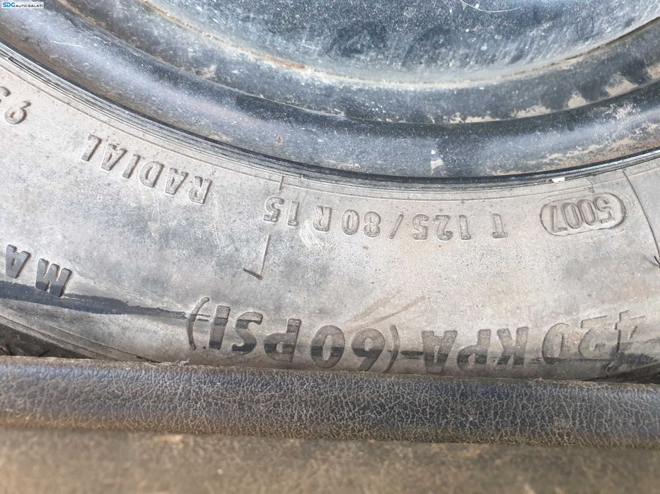 Janta Roata Rezerva Slim T125 80 15 R15 Peugeot 206 1998 - 2012 [K6595]