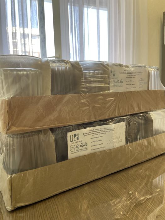 Новые стеклянные стаканы