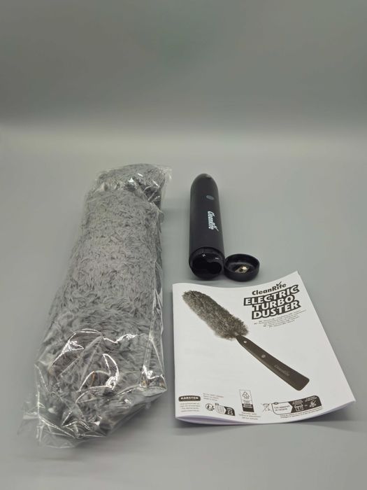 Електрически въртящ се прахоуловител,микрофибър,360 градуса, с батерии