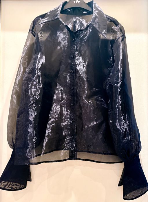 Cămașă nouă și elegantă, din organza “Oversize”