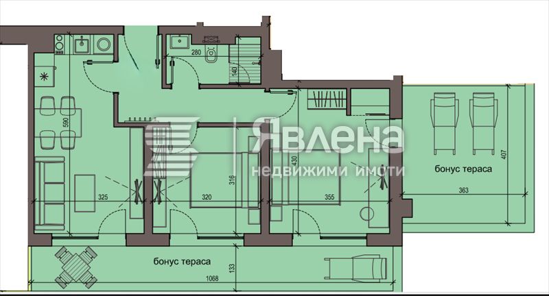 Продава се Тристаен апартамент в Бургас, Сарафово - 104 кв.м за 1220 €/кв.м - Снимка #3