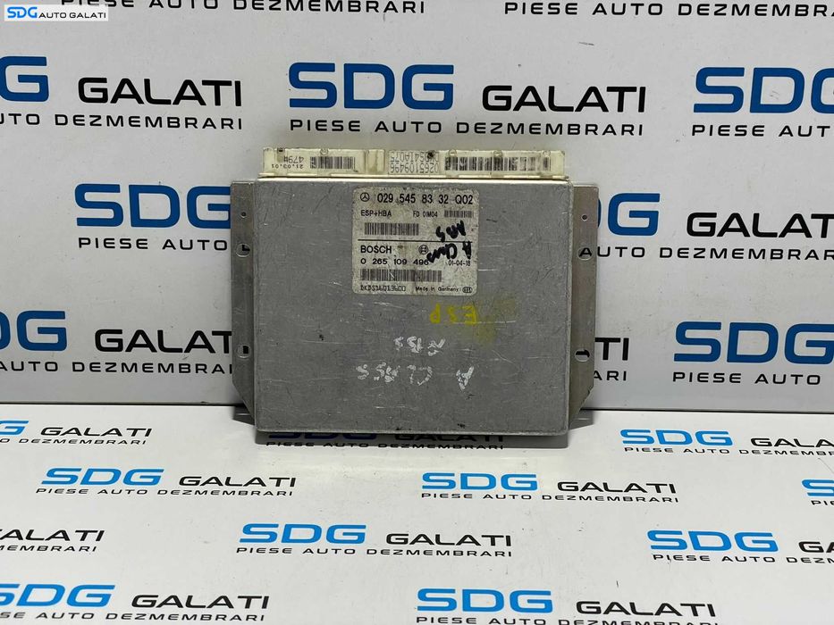 Modul Unintate Calculator Control ESP ASR ABS Mercedes Clasa A Class W168 1997 - 2005 Cod 0295458332 0265109496 [L3365]