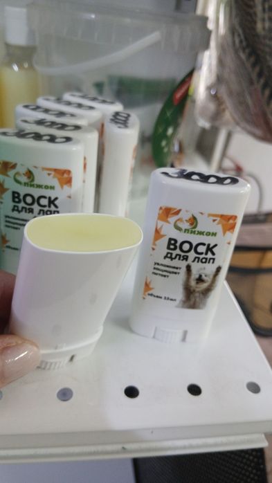 Воск для лап животных