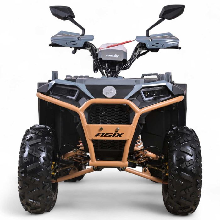 Atv copii Asix Grizzly 125cc, roti 8 inch, 3+1 viteze, culoare gri/mar