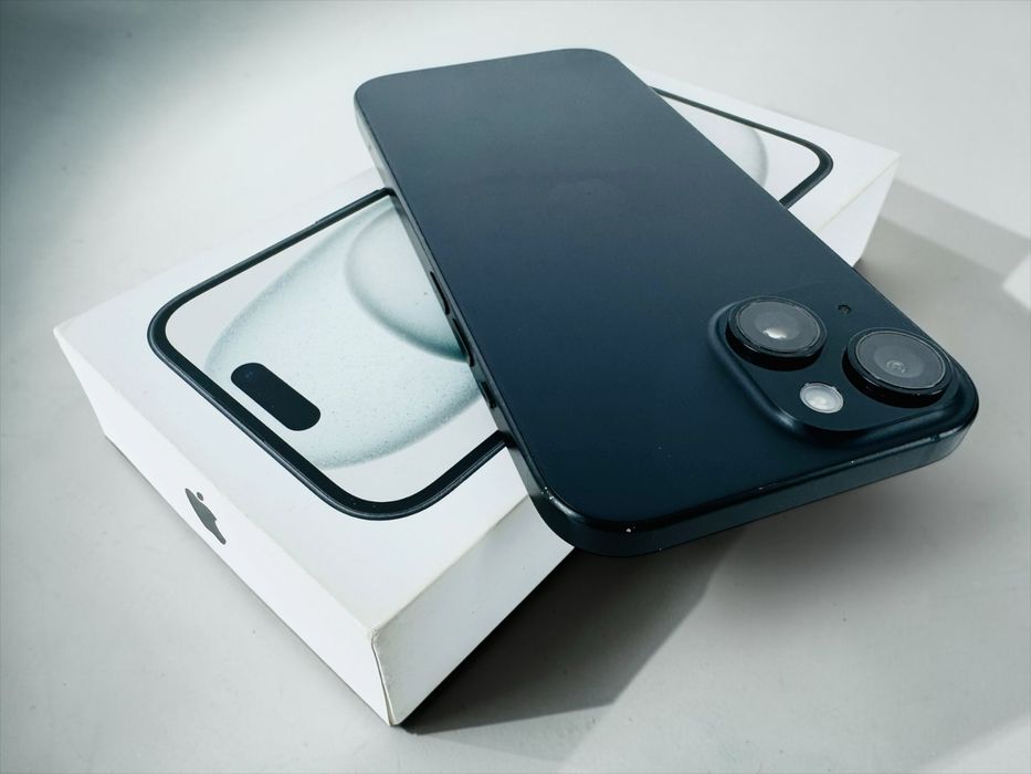 Apple iPhone 15 256GB Black Отличен! Гаранция!