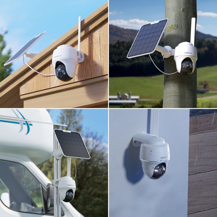 Camera de supraveghere Reolink Go PT G440 cu Panou Solar, 4G - LTE