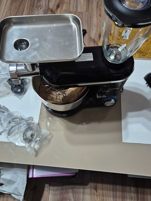 [REDUCERE - 40%]Robot bucătărie Homlee, 1800W, Mixer Bol Blender & Mașină tocat Grad B