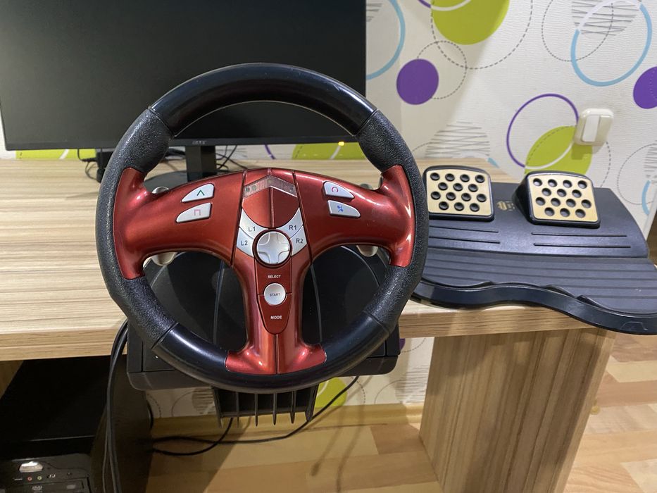 Продам руль и педали для игр