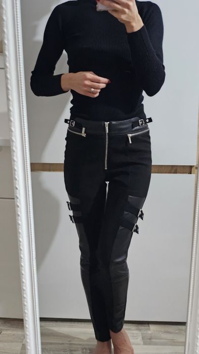 Клин кожа и велур