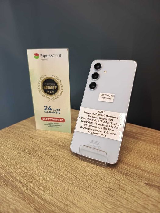(Ag51) Samsung Galaxy S24 256GB b1311 - Garantie 2 ani!