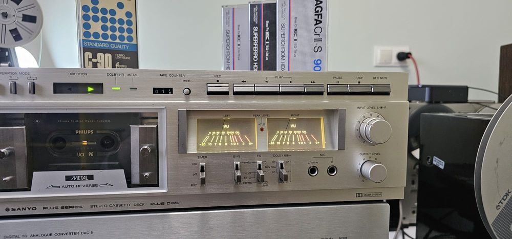 Casetofon Deck Sanyo Plus D 65