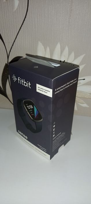 smartwatch Fitbit Sense,Carbon Graphite,negru
