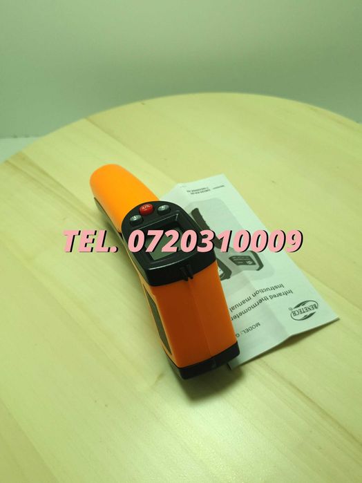 Instrument Masurare Temperatura Infrarosu Industrial Pentru Utilizare Profesionala -50 +380C Uni Galben / Negru Cu Specificatii Conform Titlu Ref 980