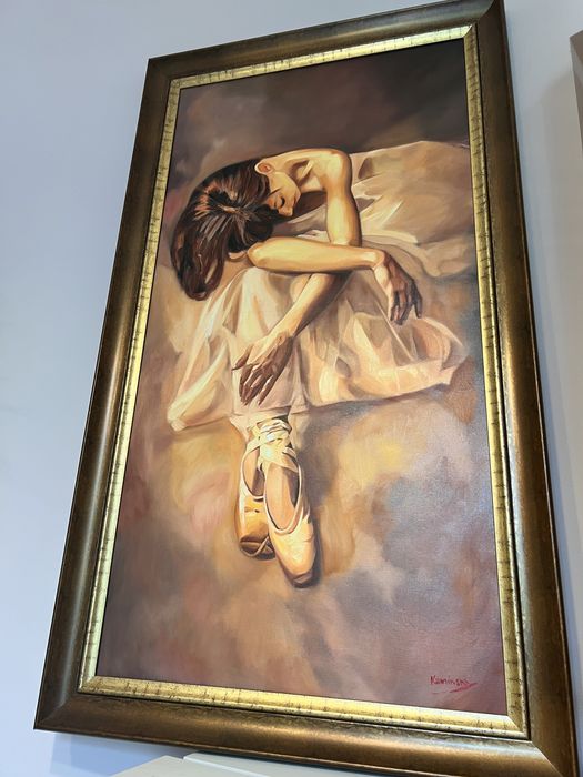 Vand urgent Tablou Mare 120/80 Balerină superb