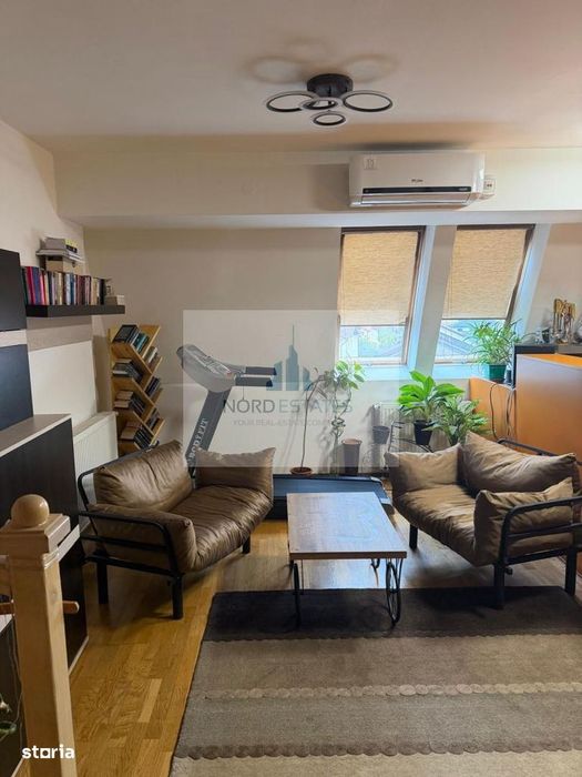 Apartament 2 camere plus mansardă-centrala termica-Parcare