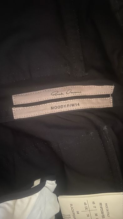 Rick Owens Black pearl striped shorts