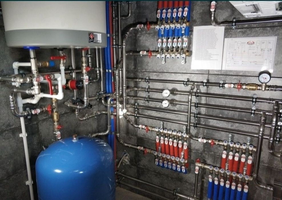 Профессиональный монтаж котельных, сантехнические работы