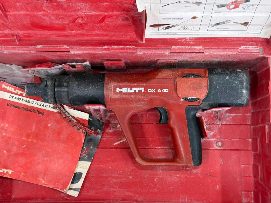 Hilti DX A40 – пиронен пистолет за бетон и стомана