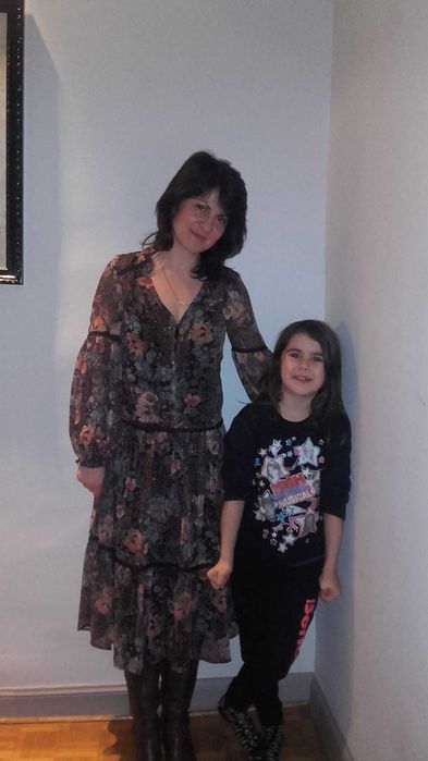 Рокля пролетно-лятна, не се глади, размери M - L; 38-40